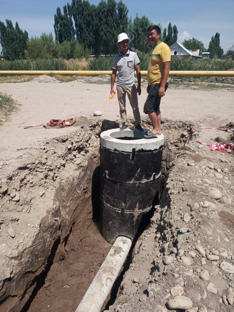 На севере столицы началось строительство канализации