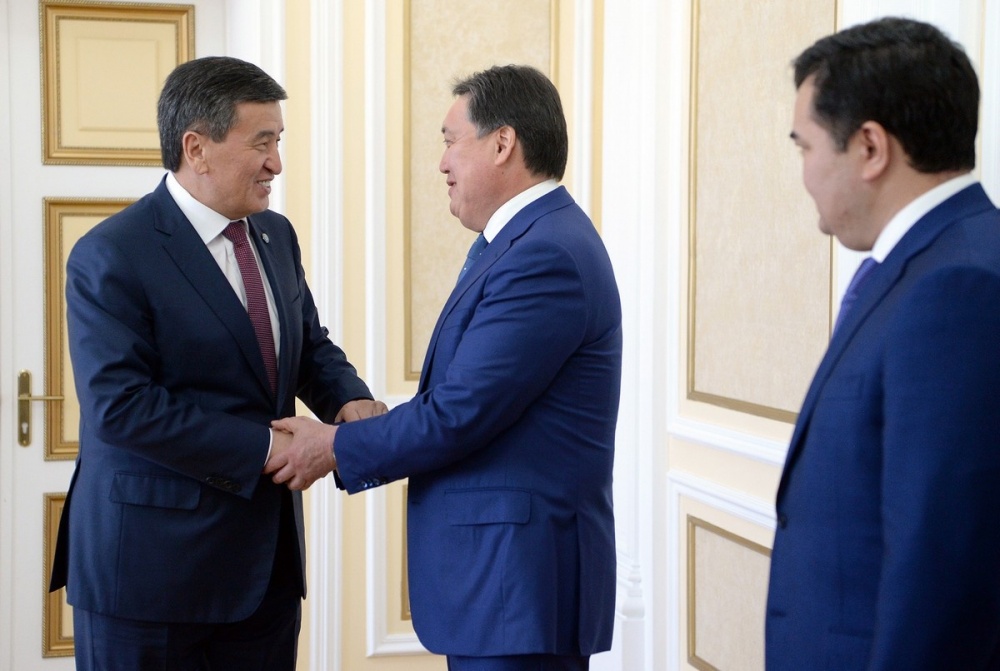 Мамин передал привет Жээнбекову от Назарбаева и Токаева