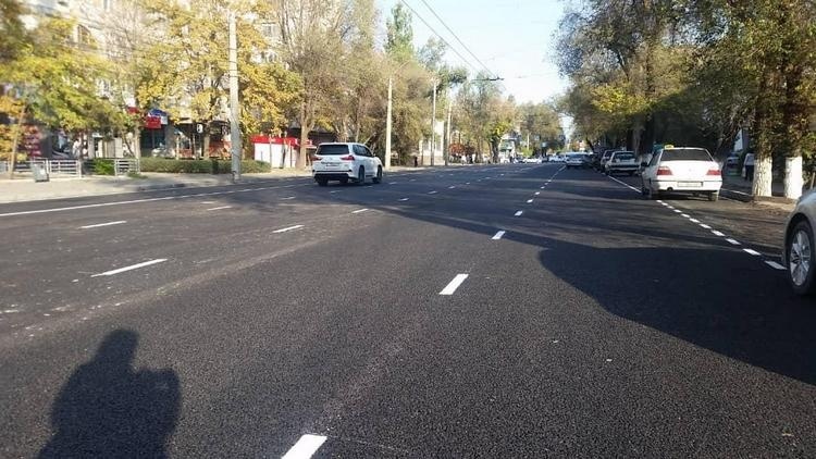 Улицу Московскую в Бишкеке откроют сегодня в 20.00