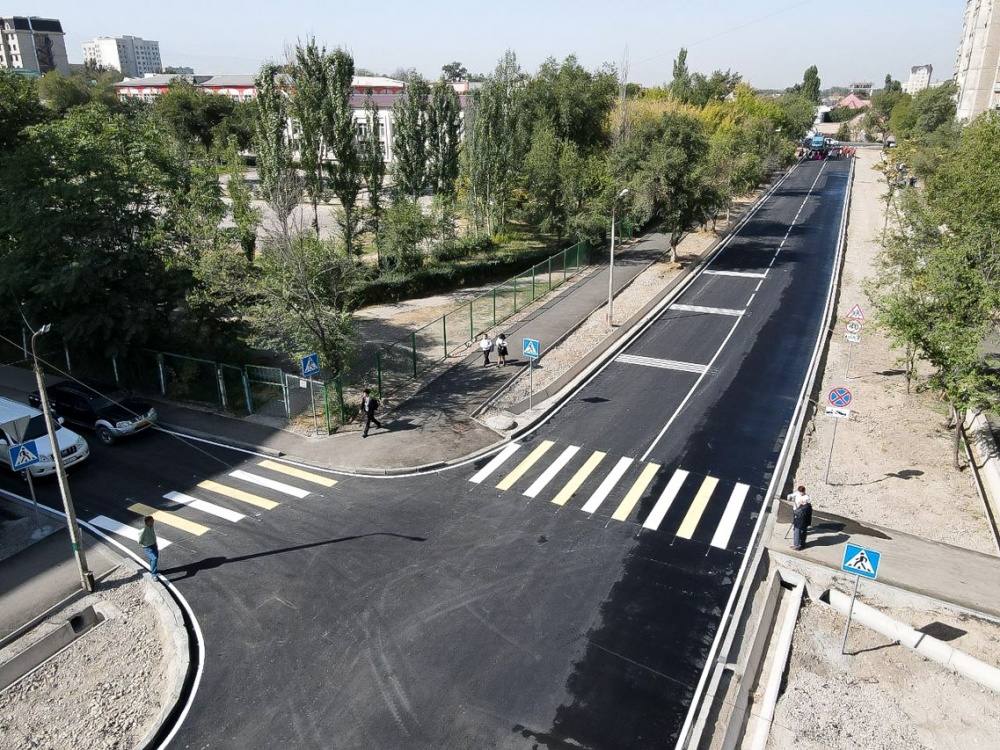 В Бишкеке открыт новый участок улицы Кулатова